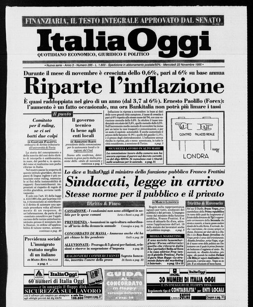 Italia oggi : quotidiano di economia finanza e politica